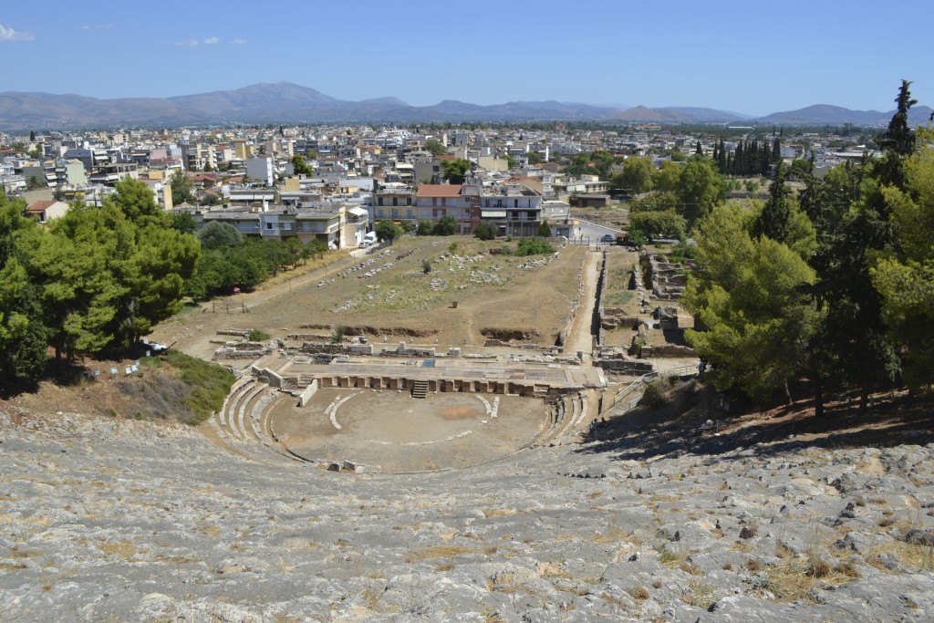 View of Argos from top row of the theatre