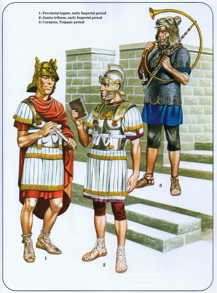 Officers of the Imperial Roman Legions (illustration by Ron Embleton)