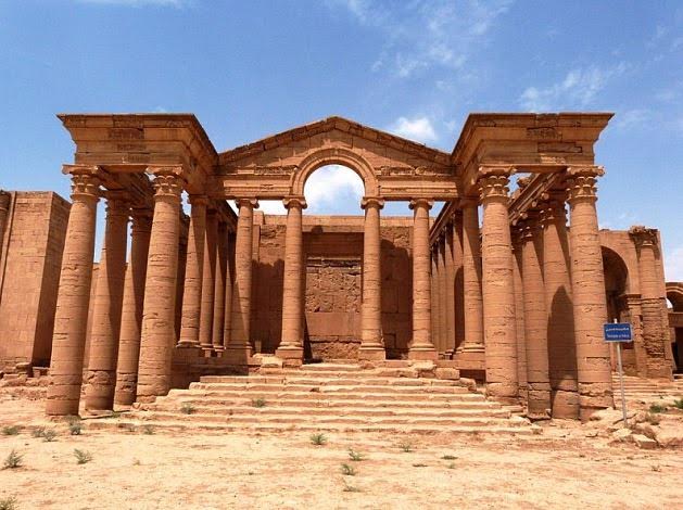 One of Hatra's many magnificent temples