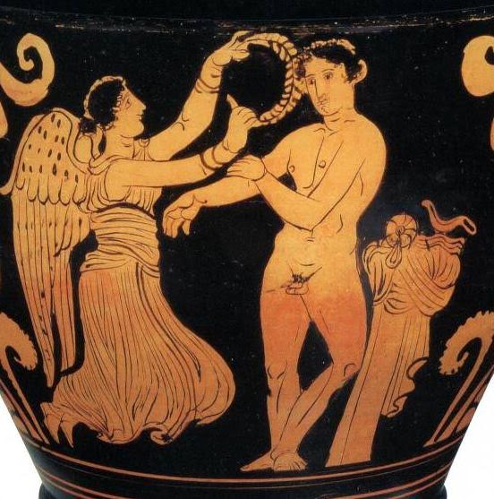 Nike, Goddess of Victory, Crowning an Olympic Victor