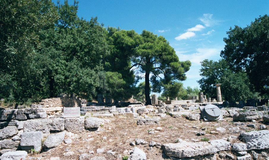 Ruins of the Prytaneion of Olympia