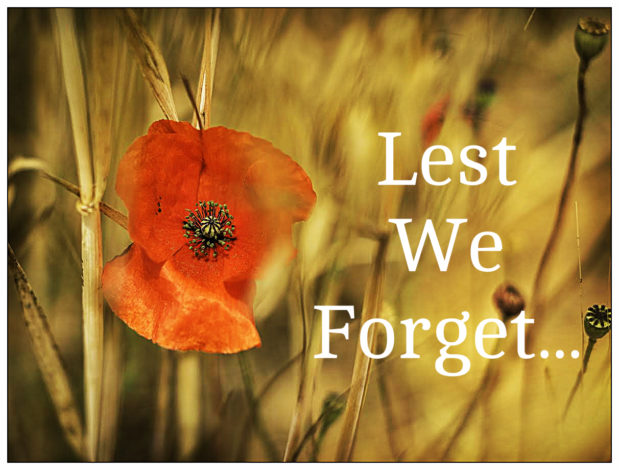 Today is Remembrance Day…